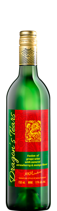 Dragons' Tears Raspberry Fruit Wine by Minhas Winery